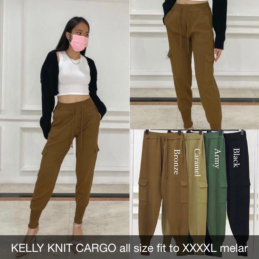 CELANA PANJANG WANITA KELLY KNIT CARGO-SYS CLOTHIER