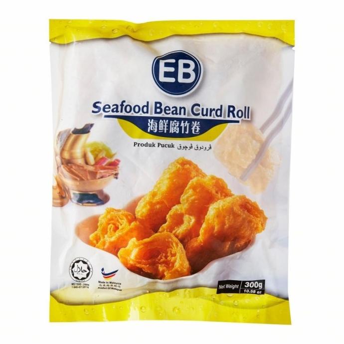 

EB Seafood Bean Curd Roll 300 gr Makanan Frozen Halal Impor nov07