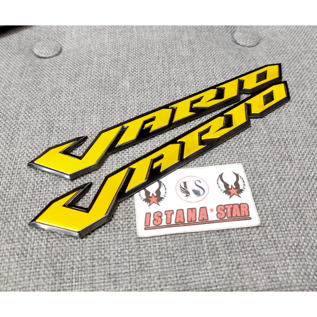 emblem BEAT VARIO emblem sticker timbul vario harga satuan (1 pc) dan 1 set kiri kanan