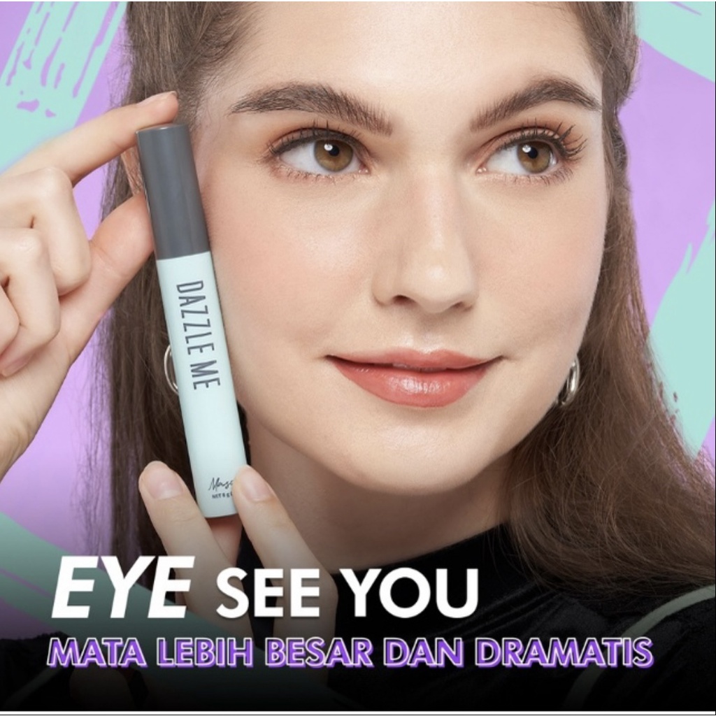 DAZZLE ME Holy Moly Volume Mascara / Penebal Pelentik Bulu Mata