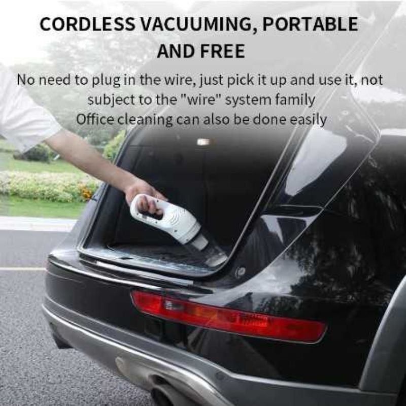 DDRADON Penyedot Debu Mobil Handheld Wireless Vacuum Cleaner 120W - LT-113CG