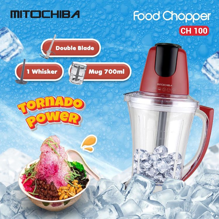 Chopper Blender Mitochiba New CH100 kapasitas 1.5 Liter