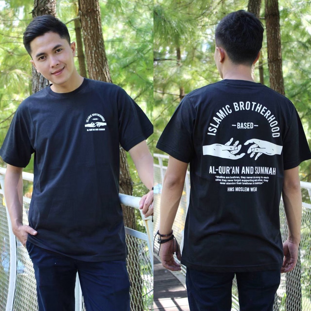 HMS kaos Dakwah Islam lengan pendek cotton combed t-shirt cowok distro murah premium lengan pendek terbaru HMS 06