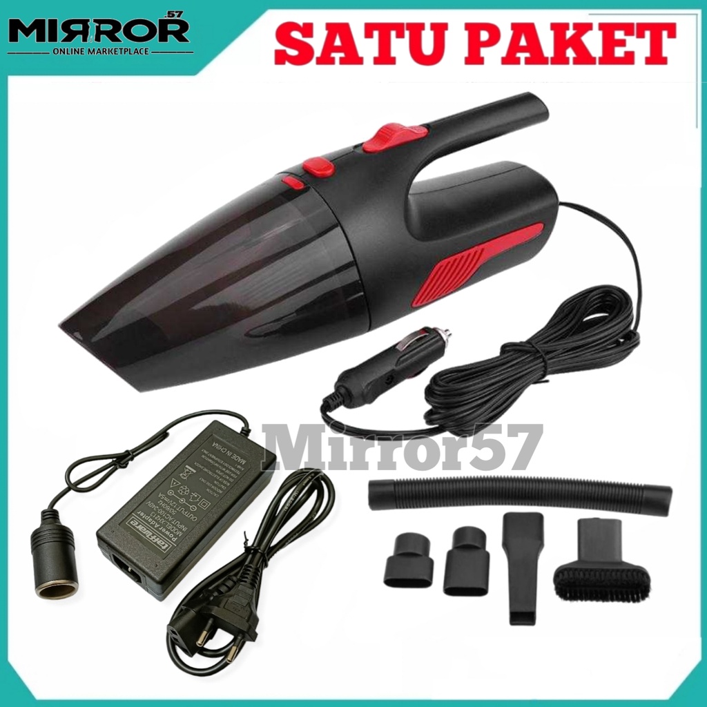 Paket Vacuum Mobil &amp; Adaptor Vacuum Bisa Di Gunakan Di Dalam Rumah