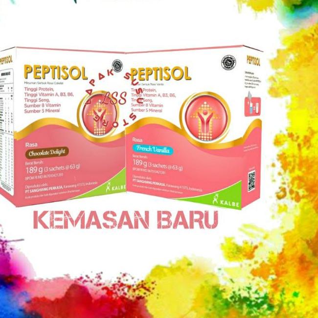 

☇ Peptisol gram - Tinggi Protein ➯