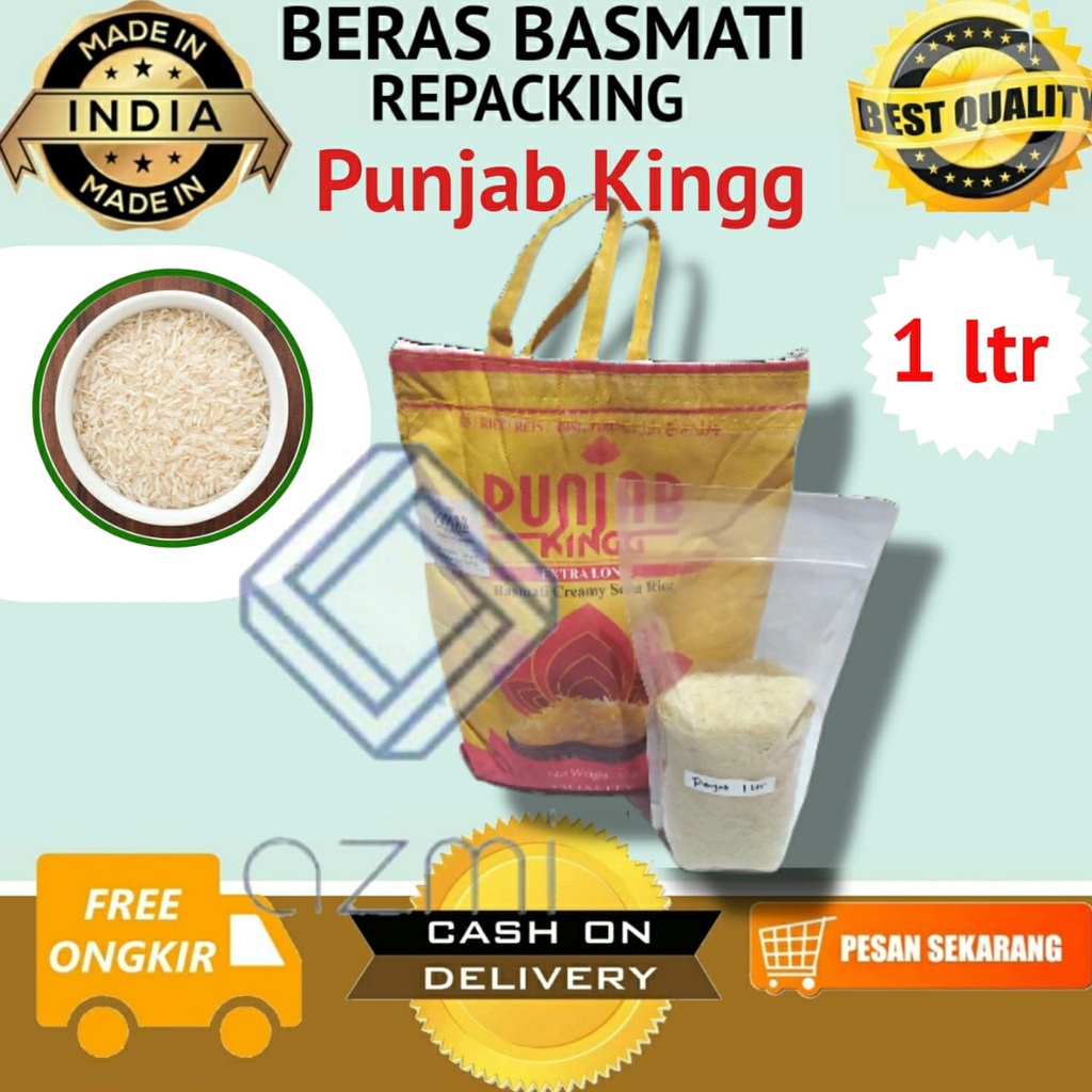 Beras Basmati 1 liter Dijamin Ori atau Uang Kembali!!Premiium Quality bukan beras Curah!!!!