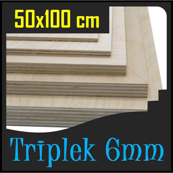 DISKON TRIPLEK 6MM 100X50 CM | TRIPLEK 6 MM 50X100CM | TRIPLEK GRADE A 