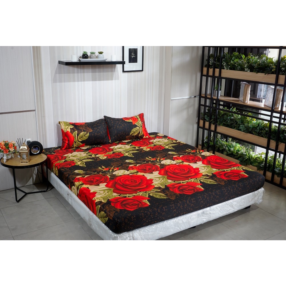 Idola Style Veronica Sprei 100 / 120 Micro Print Tinggi 20 cm MP-8067