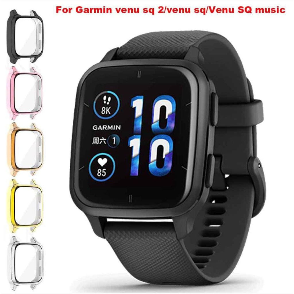 Silicone Soft Case Cover Garmin Venu SQ 2 Music Bumper Pelindung Full