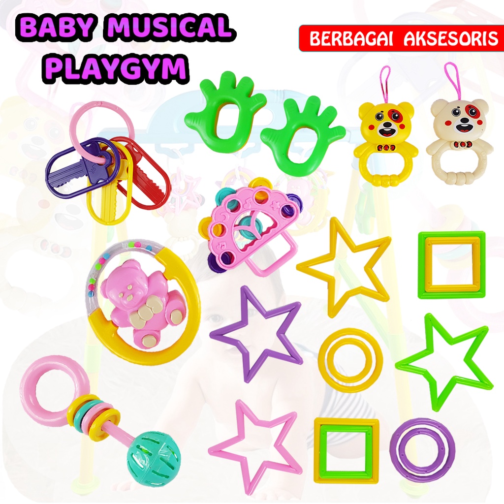 Mainan Baby Musical PlayGym / Mainan Rattle Bayi Toys Playgym YB6