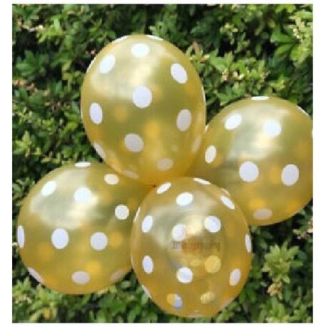 BALON LATEX POLKADOT TEBAL HARGA SATUAN 12 INCH