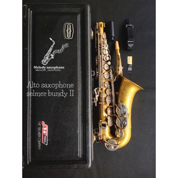 saxophone alto selmer bundy II