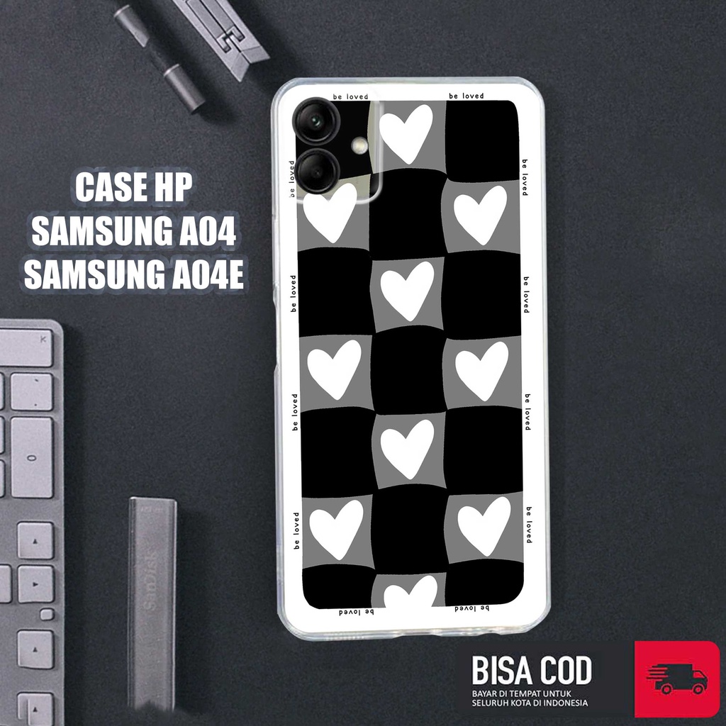 Case SAMSUNG A04 / A04E 2022 TERBARU [LOVE CATUR] Casing Samsung A04 - Case Hp Samsung A04E MEWAH - 