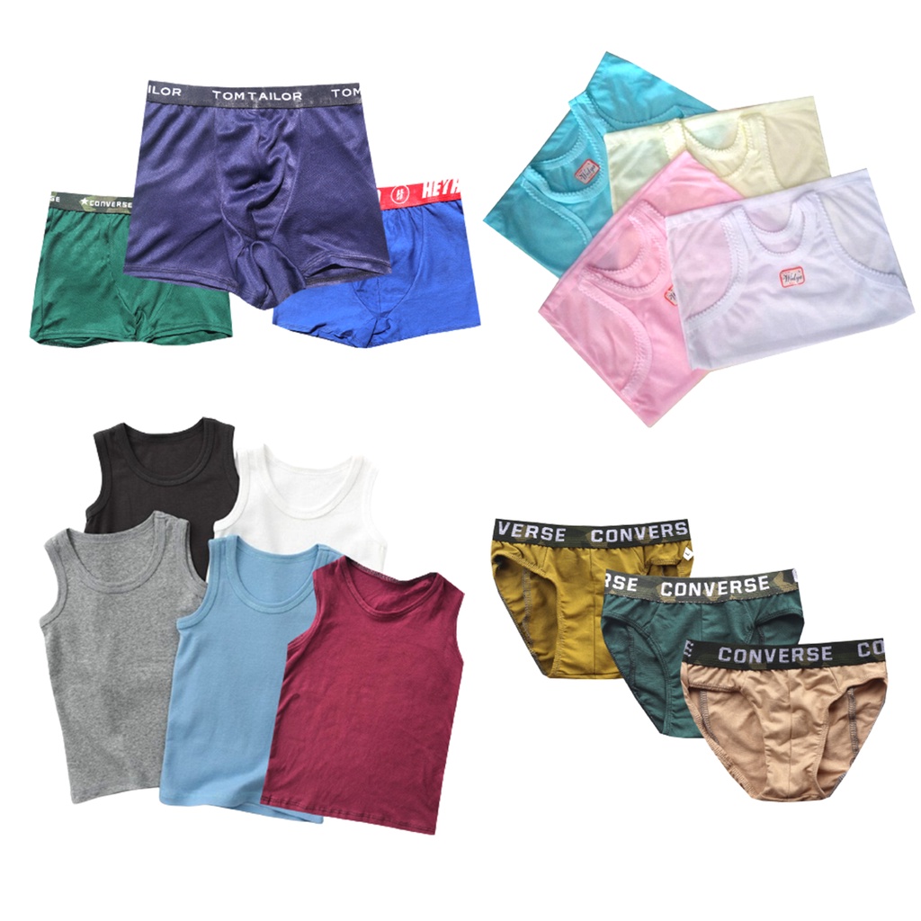 Promo Boxer Cd Singlet Anak Laki Laki Perempuan Termurah 1 Pcs