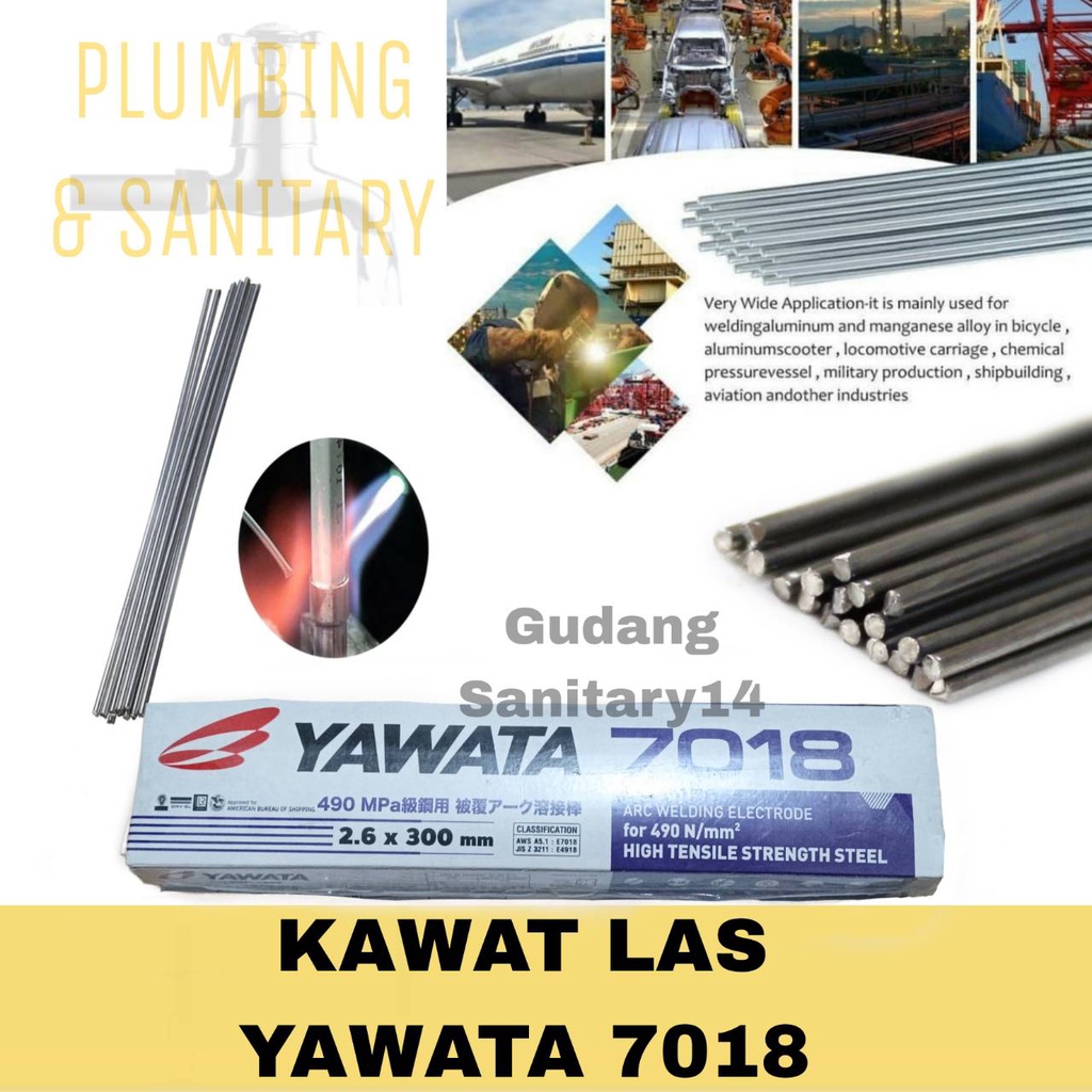 Promo Kawat Las Listrik Elektroda Kawat Las Welding Electrodes 3.2 X 350Mm (2.5Kg) Kawat Las Yawata