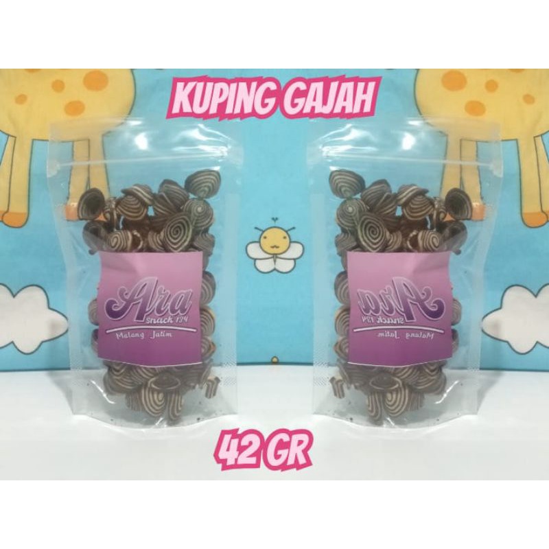 

Snack makanan ringan cemilan kuping gajah kemasan 42gr