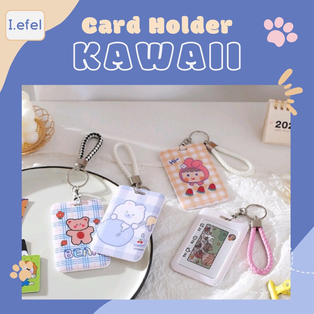 ID CARD HOLDER KPOP KOREAN KAWAII CUTE -I.EFEL-