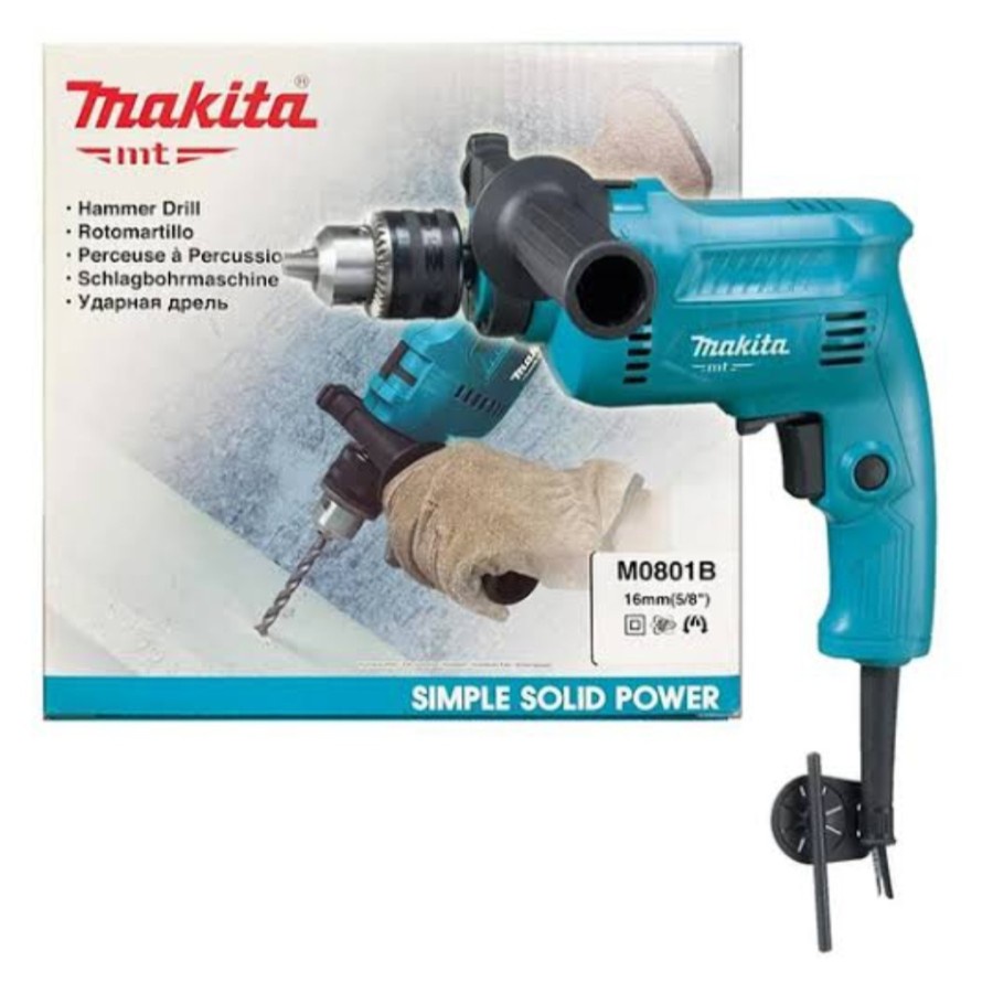 Bor Makita M0801B Pengganti Maktec 13mm MT80B Hammer Drill