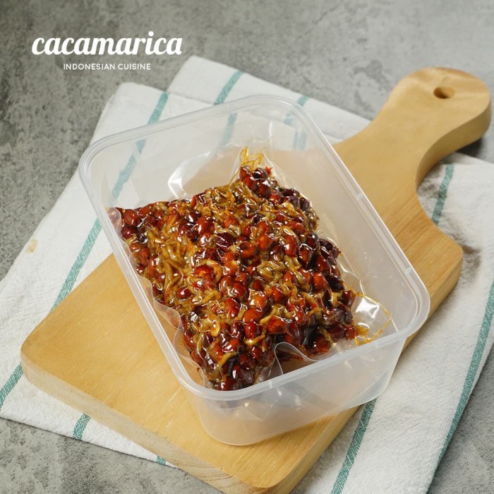 

Teri Kacang Balado Kemasan Vakum Siap Saji 250 Gram