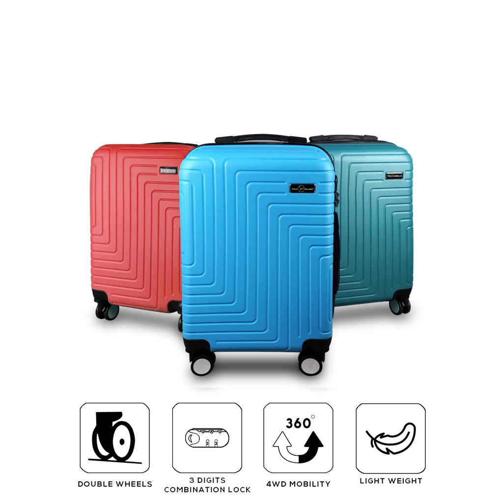 Koper Hardcase Polo Milano 24 Inch 728123 GARANSI PART