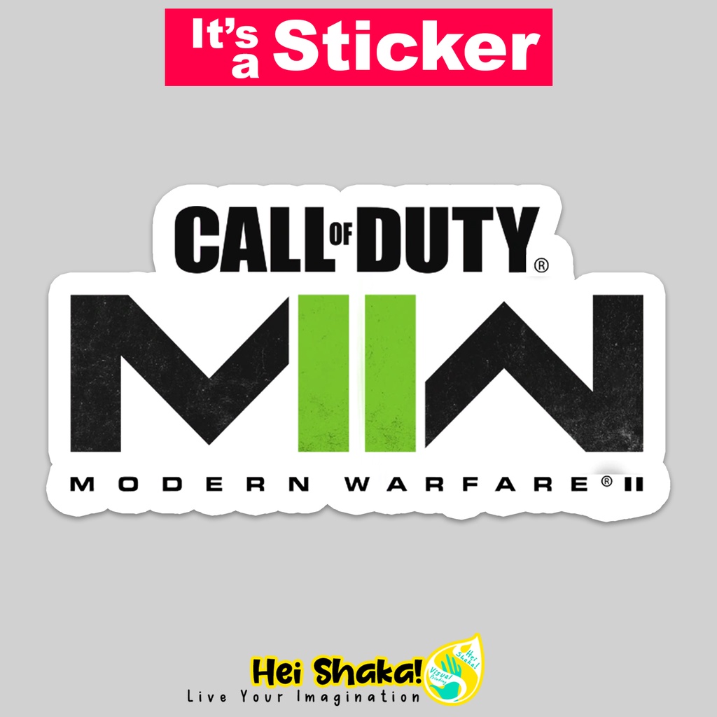 

Stiker COD Call of Duty Modern Warfare 2 Sticker Gamer Tempelan Gaming Bahan Vinyl Anti Air