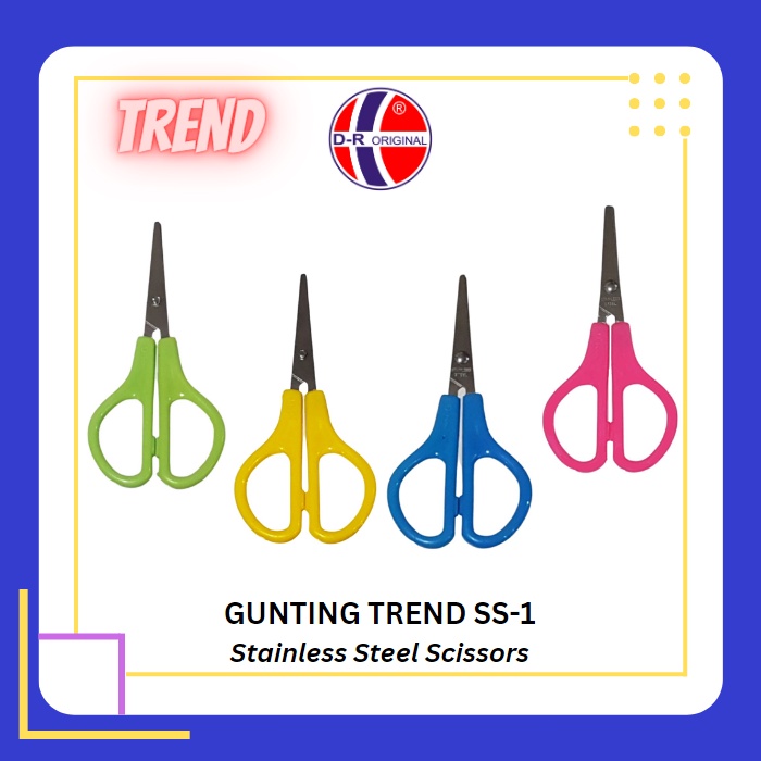 

TREND Gunting Kertas SS-1 Stainless Steel Scissors - 1 pcs