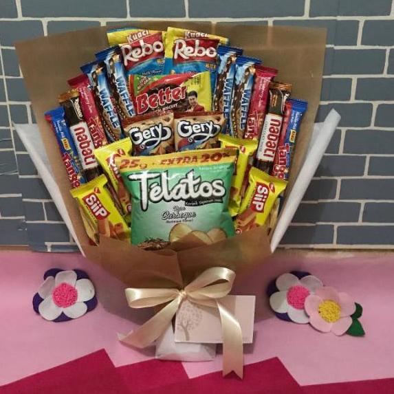 

Sikat abis BK030 (READY STOCK) BISA KIRIM DI HARI YANG SAMA -BOUQUET SNACK / BUCKET SNACK / BUKET MAKANAN / SNACK BUKET-