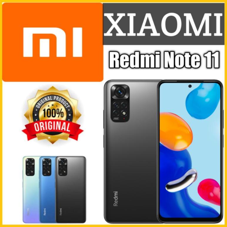 TERBARU  XIAOMI REDMI NOTE 11 RAM 4/128 & 6/128 GARANSI RESMI XIAOMI INDONESIA