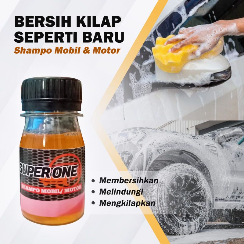 Shampo Mobil Motor Busa Melimpah 30 Ml