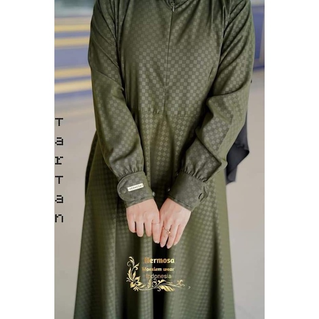 Gamis army/gamis warna army/gamis tartan army hermosa/gamis armi