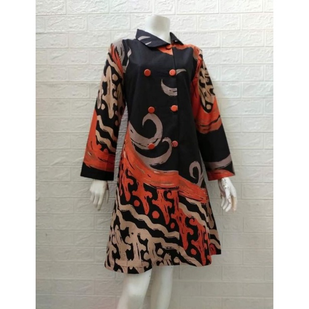 tunik batik solo murah#dres batik solo #blus batik murah ,baju cewek formal