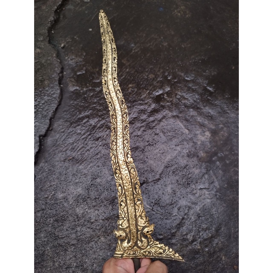Keris kamardikan kinatah krawangan naga manten luk 5