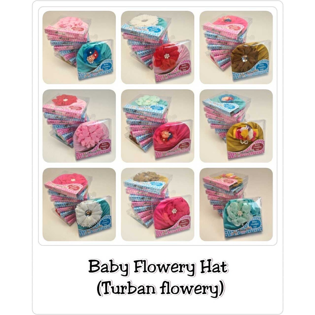 Turban Bayi Flower / Turban Anak / Turban / Turban Bayi Permpuan