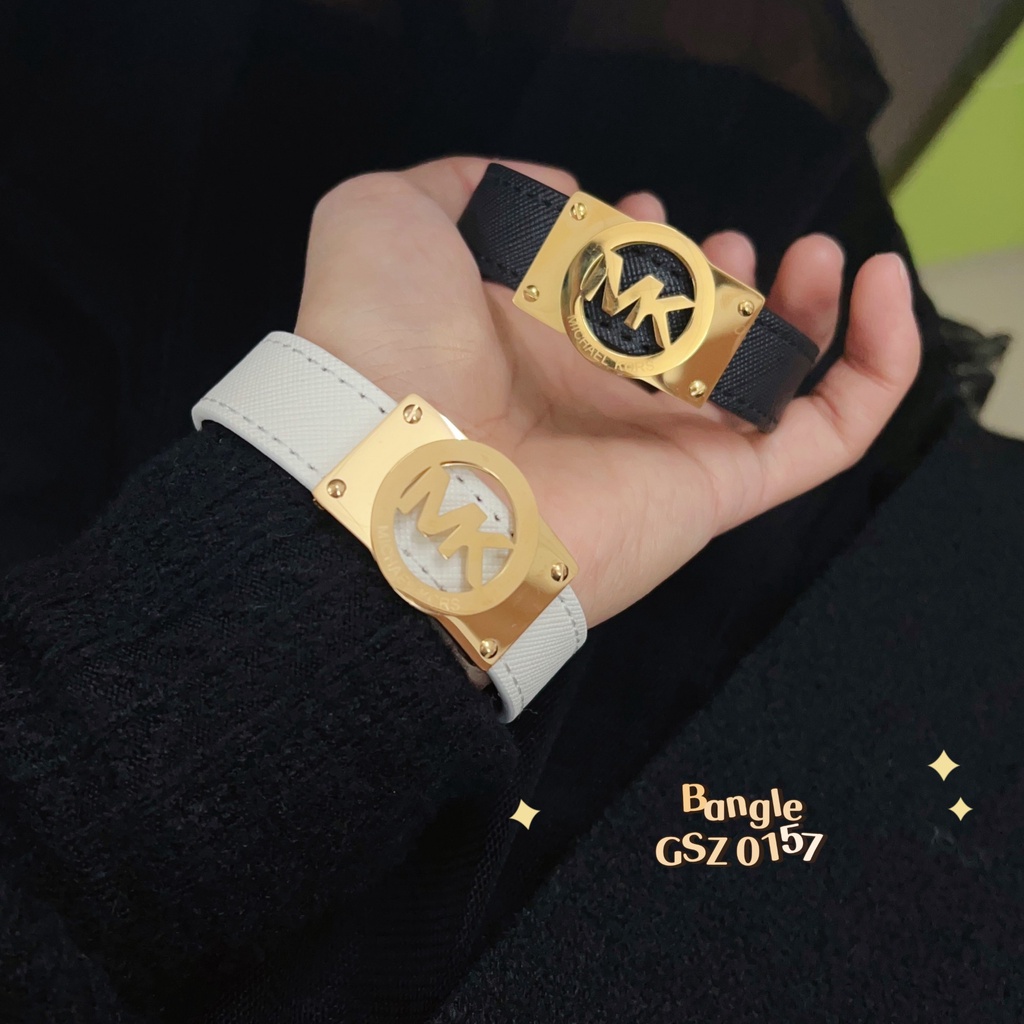 Gelang Titanium Kulit Perhiasan Wanita Jewelry 0157