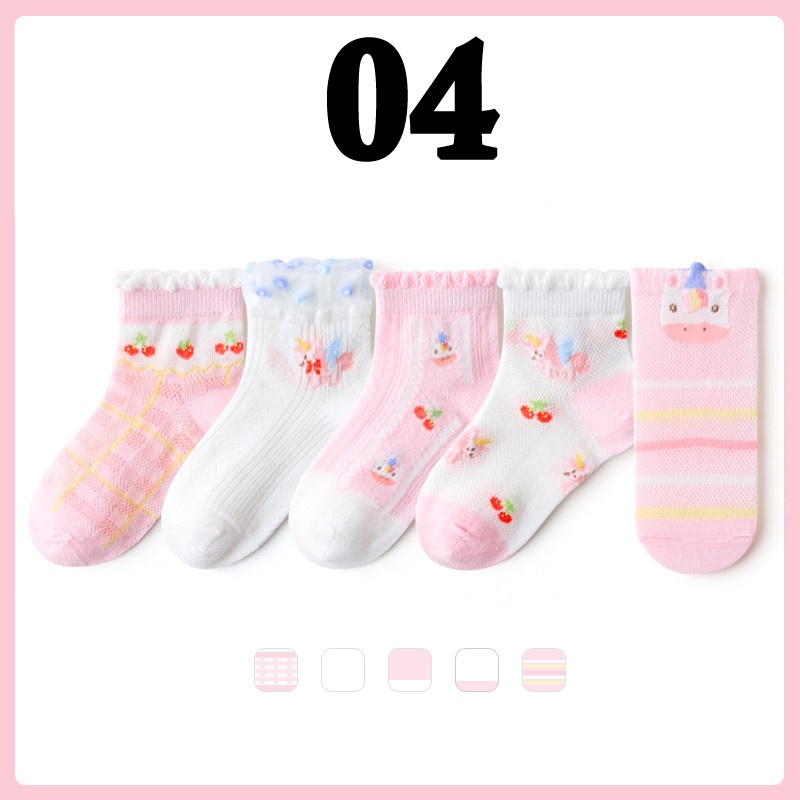 PROMO 12.12 PUNCAK Okaybaby B264 Kaos Kaki Anak Perempuan (Harga Tercantum Itu Per 1 Pasang) Motif Terbaru Karakte Lucu 1-9 Tahun