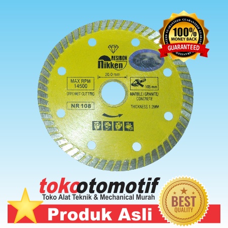 Diamond Wheel 4" Basah (WET)
