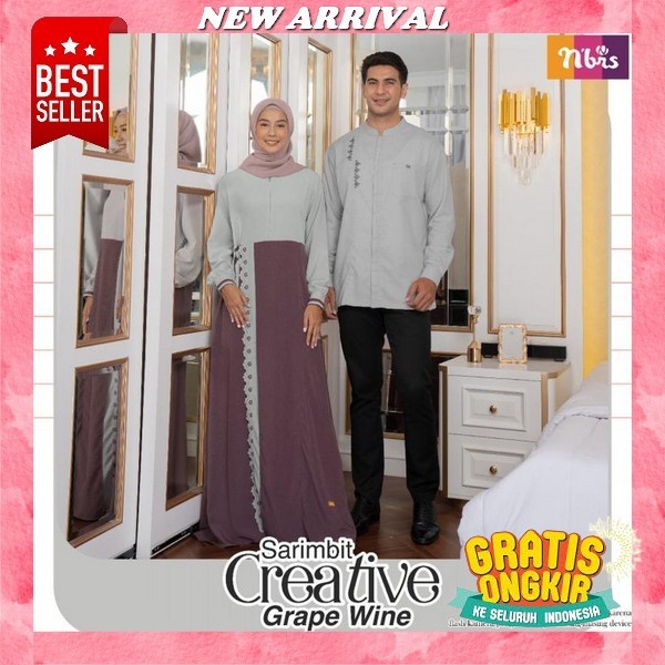 Cod | Sadil Cp | Gamis Pasangan Suami Istri | Gamis Couple Pasangan Brukat Kondangan Remaja Kekinian