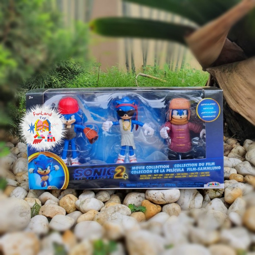 Sonic the Hedgehog 2 the Movie Articulated Action Figure Multipack