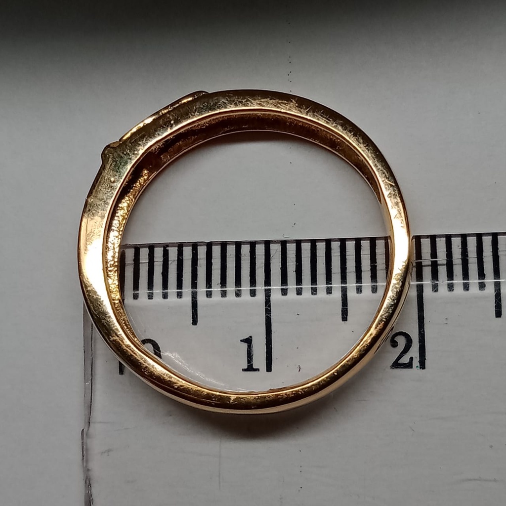 Cincin Emas 17K - 4.3 Gr Kadar 750 - 4351