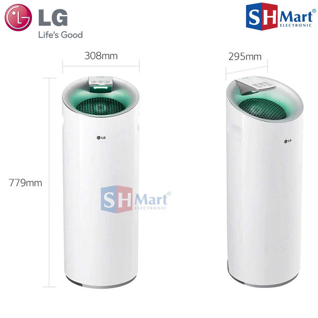 AIR PURIFIER LG PURICARE AS40GWWF1 BUNGLON AIR PURIFIER 32,8M² GARANSI RESMI