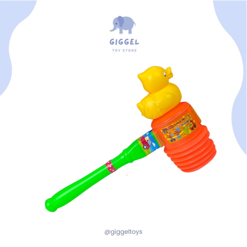 [ Giggel ] Mainan Palu Bebek / Mainan Palu anak / Mainan Bebek Palu / Mainan Anak Palu Martil Hammer Bebek Bunyi