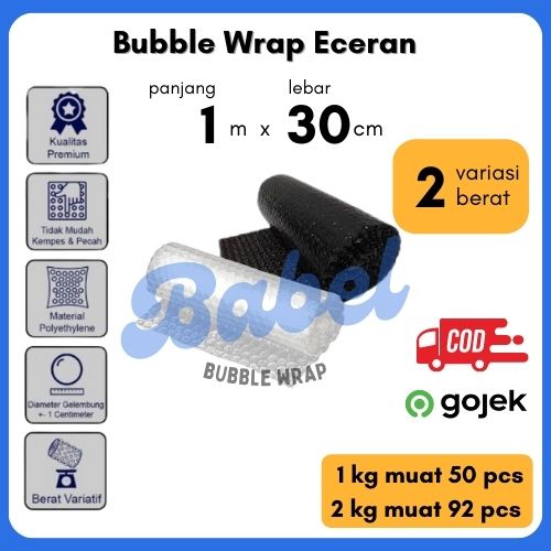 

[23gr] Bubble Wrap 30cm x 1m Termurah