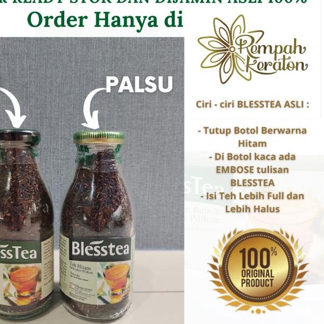 

➺ Blesstea Teh Hitam Botol DiJamin ASLI isi 110gr ➪