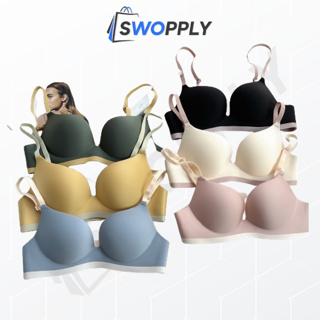 Swopply BRA555 Bra  Push Up Invisible Bra Dalam Wanita