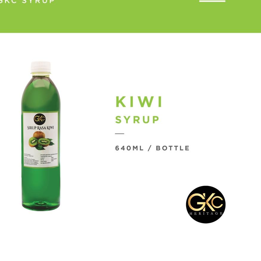 

➫ Sirup Kiwi / Kiwi Syrup Minuman GKC Heritage 640 ml (Import Quality) ♡