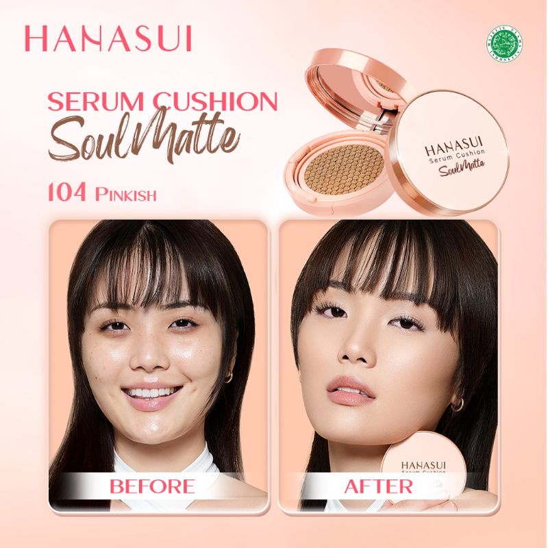 Hanasui Serum Cushion SoulMatte || Hanasui Serum Cushion SoulMatte || Hanasui Serum Cushion SoulMatte