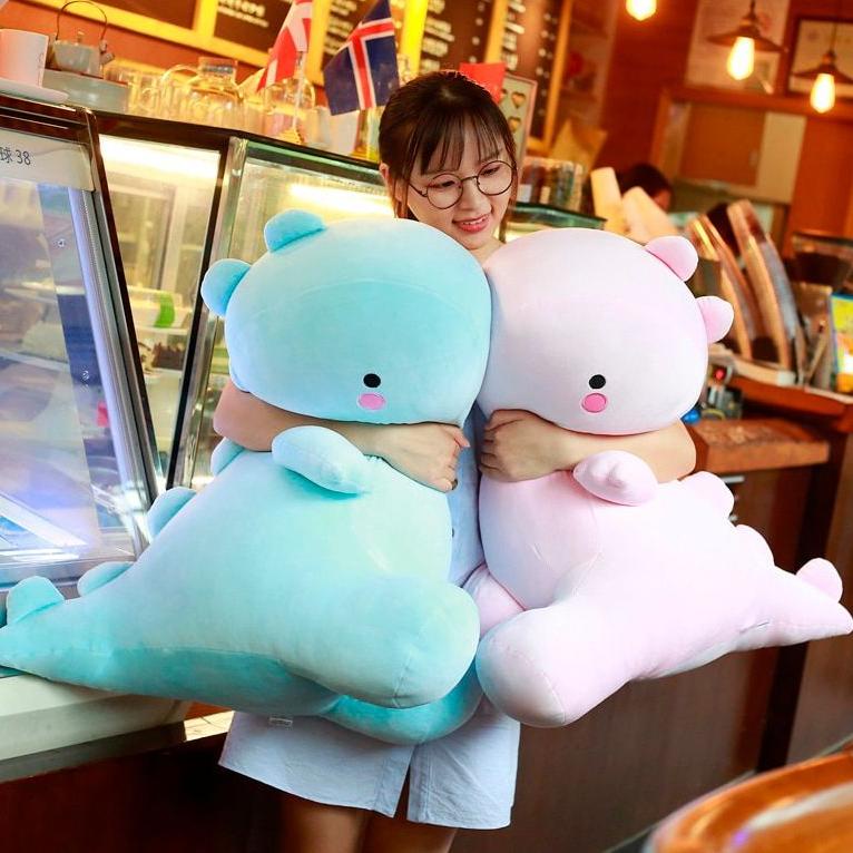 TERLARIS Mainan Boneka Dinosaurus Lucu Imut Terbaru Bahan Plush Lembut Untuk Hadiah Anak Couple Pasa