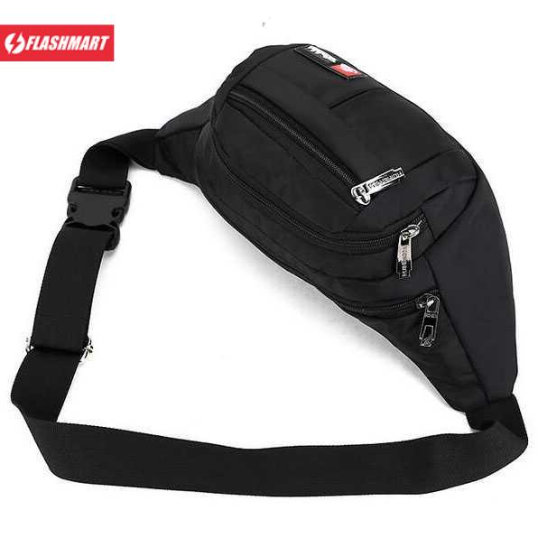 Flashmart Tas Pinggang Banyak Slot Fanny Pack Waistbag - 311