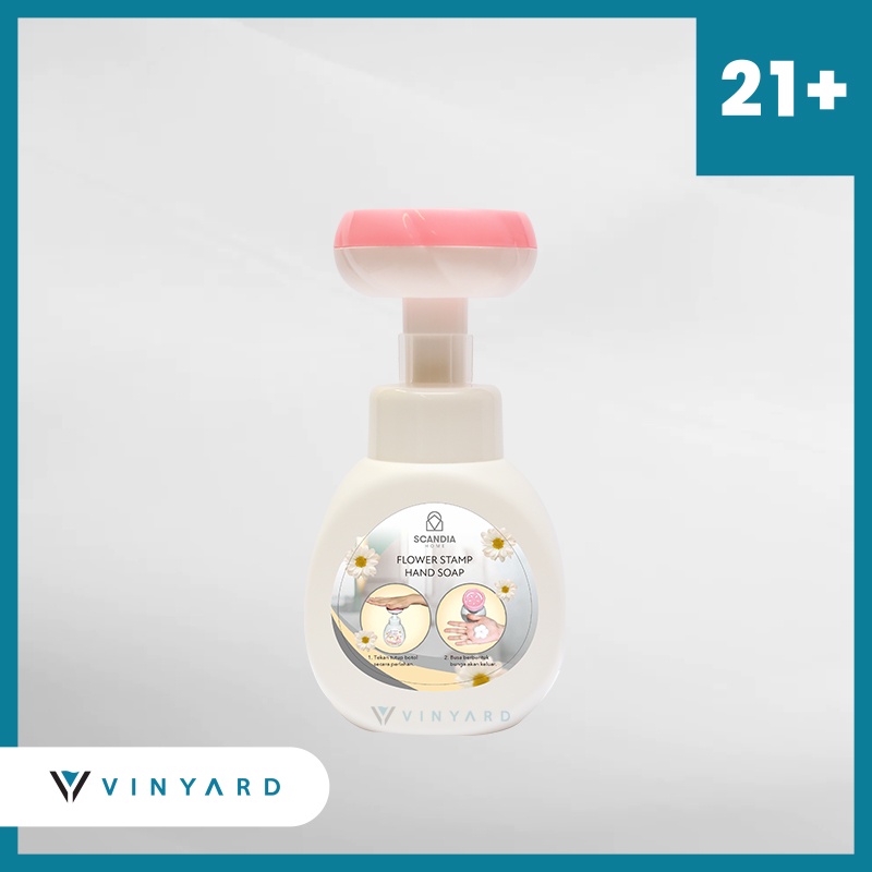 Scandia Hand Soap Flower Stamp Cherry Blossom 330ml