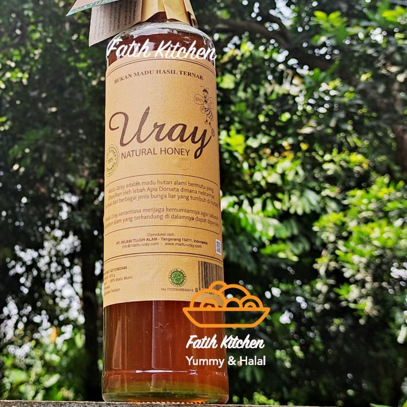 

℮ Uray 875 gr Natural Raw Honey Mentah Lebah Hutan Murni Organik ♣